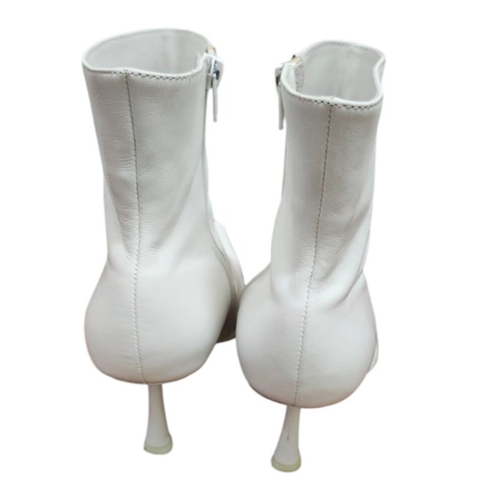 Authentic Raye Leather Boot In White Size 7.5 - image 7